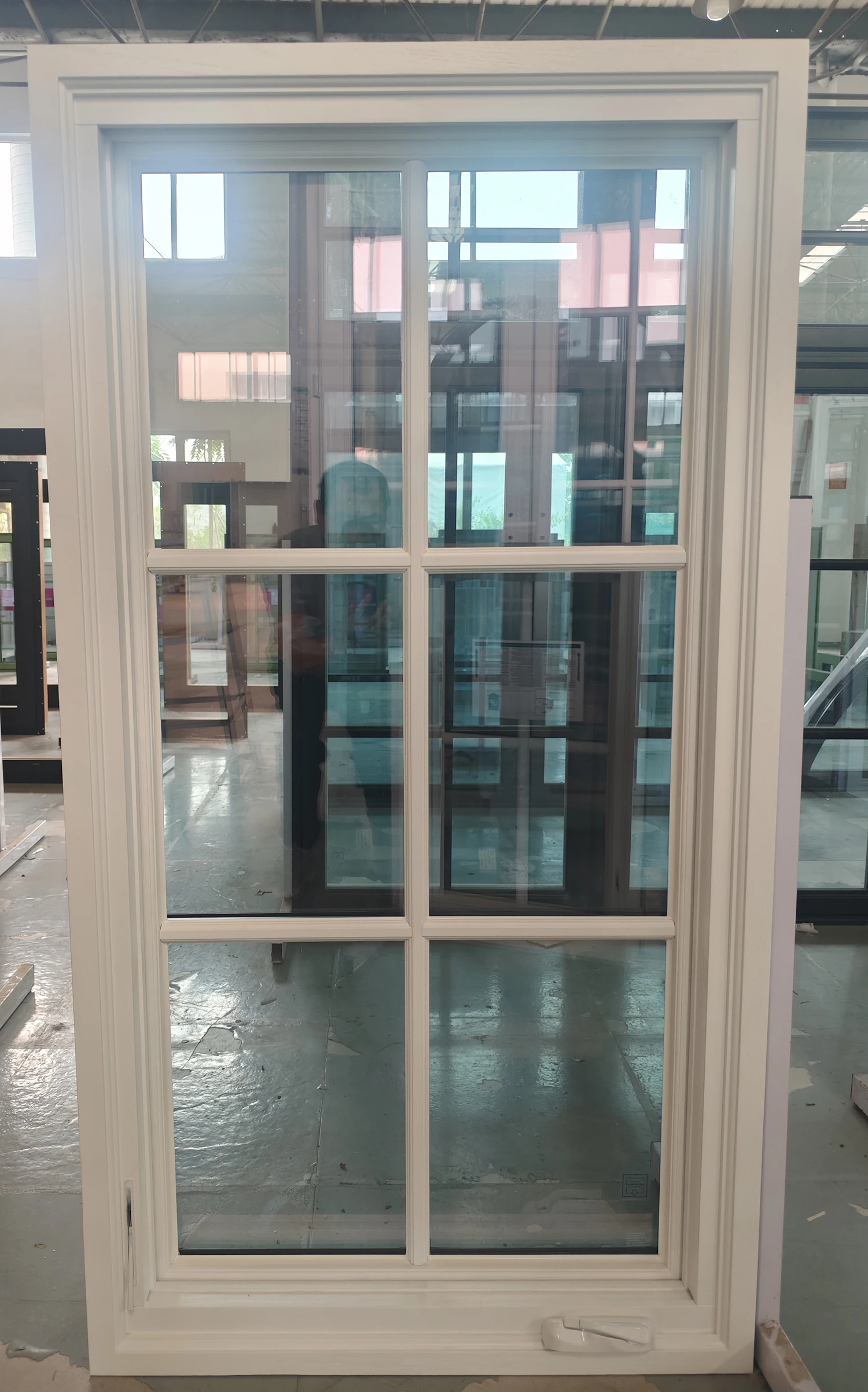 product sound proof aluminum clad wood window with triple glazed glass aluminium doors and windows thermal break vertical-7