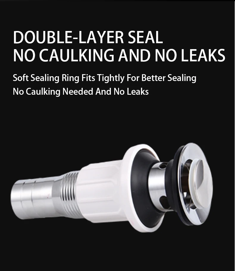 Modern Stainless Steel Pop-up Stopper for Bathroom Sinks for Hotels Serving As Floor Drain or Basin Drain Accessory supplier