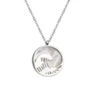 Mother Of Pearl Necklace Trendy Wave Ocean Pendant Jewelry Mother Of Pearl White Shell Necklace