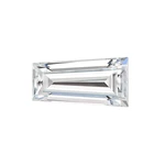 Gemstone Diamond Earring Loose Gemstone Diamond Earring Moissanite Tapered Shape Cut Quality Stone