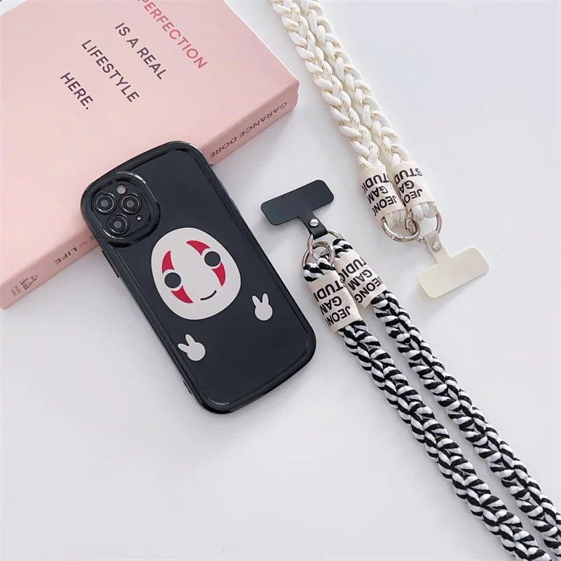 Woven Rope Long Shoulder Strap Universal Mobile Phone Lanyard Woman Jewelry Fashion Phone Case Anti Loss Pendant Accessories