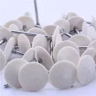 Polish Custom High Level White Wool Felt Polish Wheel Soft Wool Buffing Polishing Pads
