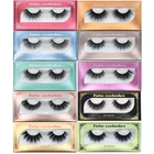 Eyelashes Long 1 Pair Luxury 5D Mink Eyelashes Fake Eyelashes Soft And Natutal Thick Long Lashes Extension