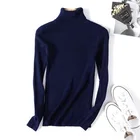 Sweater Custom Knitted Pullover Turtleneck Girl High Neck Women's Sweater