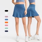 Plus Size Women's Quick Dry Running Sports Shorts Outdoor Tennis Fitness Yoga Short Skirts With Pockets