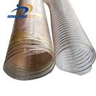 Pipe 2021 Top Quality Spiral Pipe Duct Hose Steel Wire Reinforced Pvc Clear Duct Dust Extraction Flexible Hose