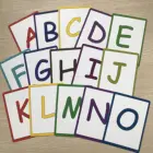 Game Letter Hot Sale Customized Printing Board Cards Game Educational Toys ABC Letter Alphabet Flash Cards