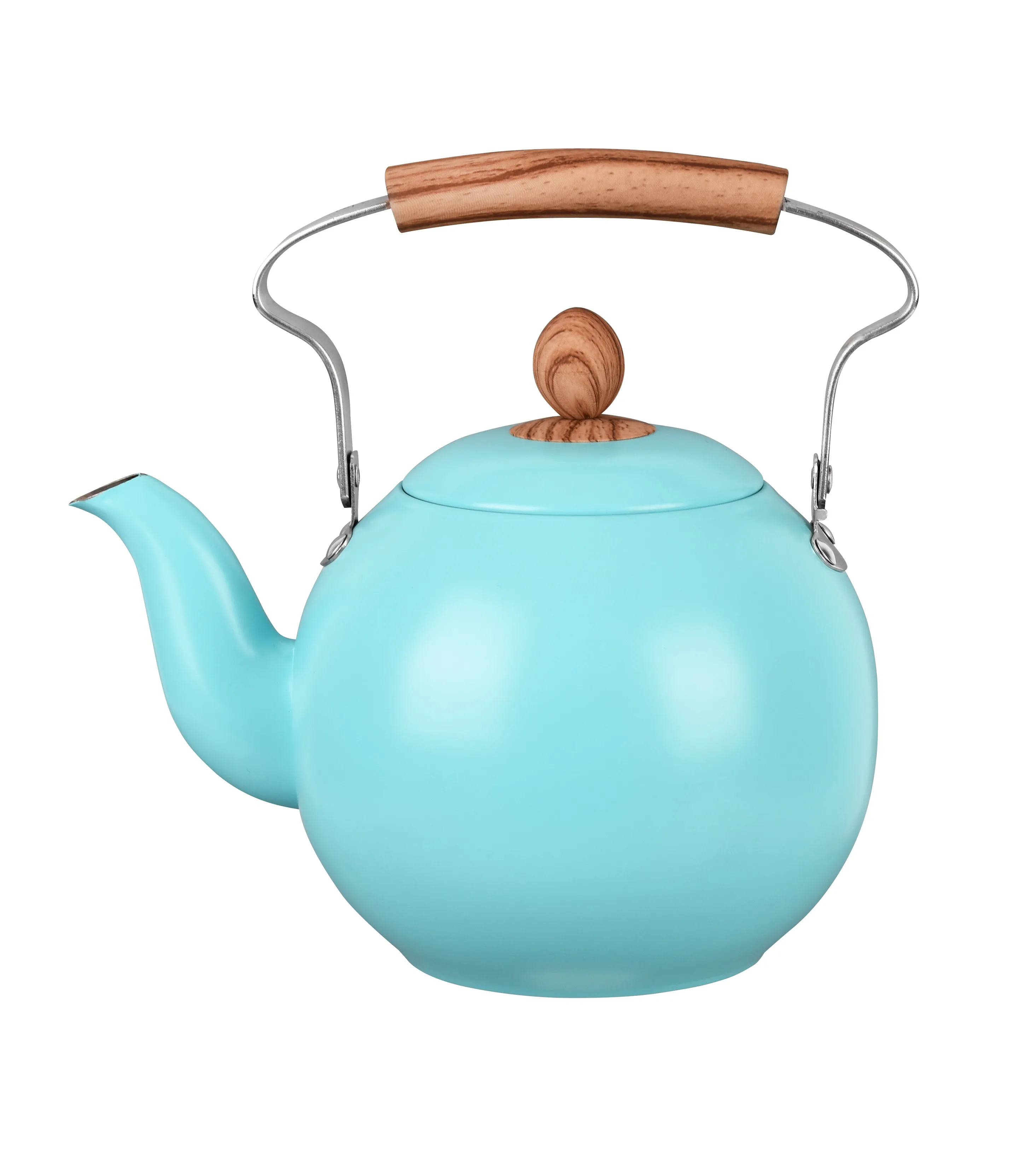 P22201B19-1 Turkish Double Tea Pot Kettle Set Insulated Tea Pot Stainless Steel With Infuser turkish double tea pot kettle set
