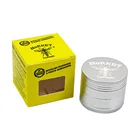 Cigarette Hot Sale Hornet New 50mm Aluminum Alloy 4-Layer Cigarette Grinder Boxed Hornet Cigarette Grinder