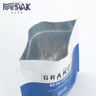 Food Pouch Food Oat Packaging Matte Aluminum Foil Zipper Oat Cereal Packaging For Food Stand Up Pouch