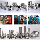 End Cap Hot Promotional Stainless Steel Circle End Cap Threaded Waterproof IP68 Flexible Straight Fitting For Conduits