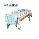 Table Cloth 2021 China Manufactory PVC/EVA Waterproof Printed Fabric Pvc Table Cloth Plastic Pe Table Cloth