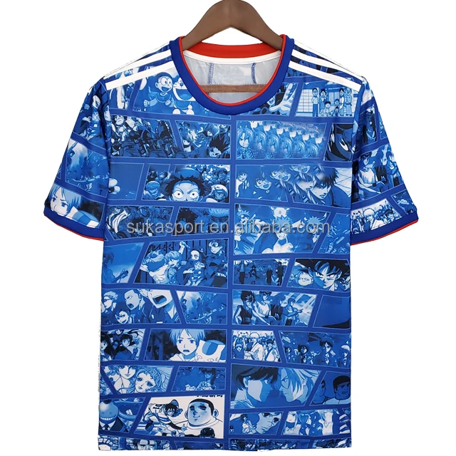 2022 New Japan Jersey Anime Patchwork Polyester Fabric Top Thai Quality  Soccer Jersey Football Shirt - Buy Japan Jersey,Football Shirt,Soccer Jersey  Product on 