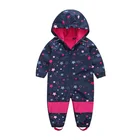 Girls Boys Children's Ski Soft Shell Jumpsuits Winter Hoodies Tracksuits Set 2019 For 14 Years Boys Girls