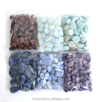 Factory Sale Over 2 cm Large Crystal Tumble Stones Mix Crystal Tumbles Set For Decoration