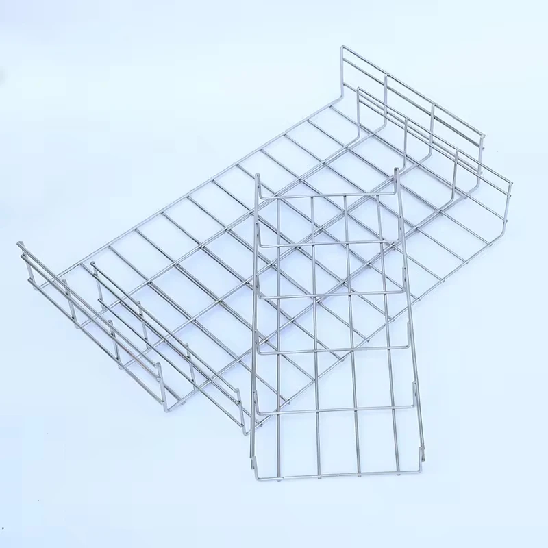 Electrical Wire Basket Mesh Cable Tray Hangers Oem Support Customized