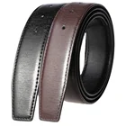 Leather Belt Hotsale Cowhide Genuine Leather Rotatable Reversible Double Side Business Dress Belt