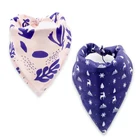 Free Design Custom Printed Pet Polyester Pattern Triangle Scarf Dog Bandana.