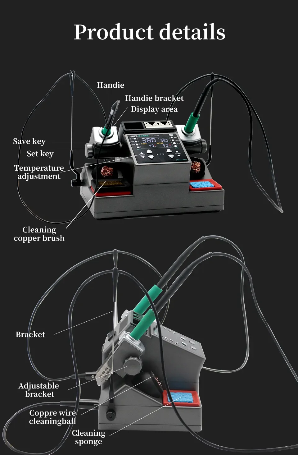 AIFEN A902 Soldering Station - Precision Tools for PCB Repair