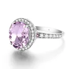 Rose Gold Popular 925 Silver Rainbow Fire Topaz Rose Gold Zircon Ring Pink Crystal Belly Ring For Women