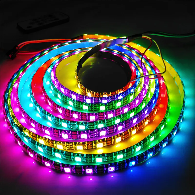 Addressable Smart 5v 12v Ws2811 Ws2812 Ws2812b Ws2815b Led Strip Bulk