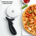 Custom Logo Baking Tool Round Number Stainless Steel Pizza Cutter
