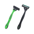 Blade Razor Blades V30L Cheap Triple Blade Disposable Razor With Rubber Handle/shaving Razor/razor Blades