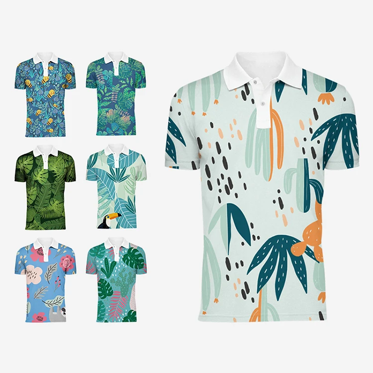 Custom High Quality Polyester Collar Golf Polo Shirt Quick Dry Polo T Shirts Sublimation Embroidery Custom High Quality Polyester Collar Golf Polo Shirt Quick Dry Polo T Shirts Sublimation Embroidery