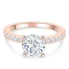 Sterling Cubic Wholesale Statement Jewelry Solitaire Wedding Sterling Silver Cubic Zirconia Ring For Women