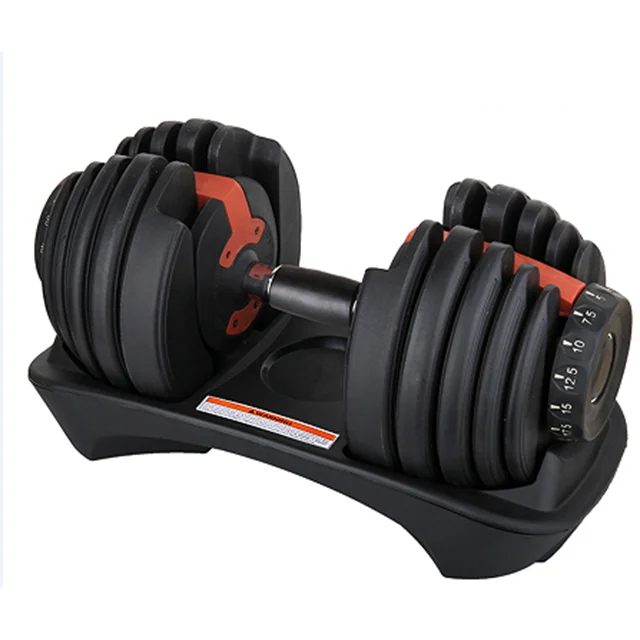 24kg 52.5LB Fitness Equipment Gym Adjustable Dumbbell For Body Building custom dumbbell adjustable