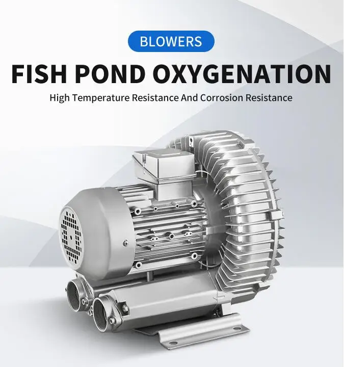 Pressure Vortex Air Blower, 2.2kw, 3HP, Aluminium - detail 2