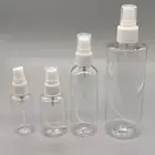 Clear Spray Bottle 30ml 50ml 60ml 100ml 200ml 250ml Cosmetic PET Clear Spray Bottle In Stock