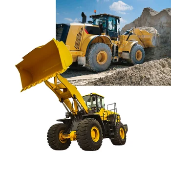 Luwei Manufacturer 4x4 Front and End Loader Wheel Mini Loader Compact Bucket Front End Articulated 4 Wheel Loader for Sale