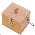 Wooden Factory Customized Engraving Logo Handmade Professional Wooden Music Box Eco-friendly Wooden Gift Box