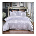 European Style Oeko-tex Custom Jacquard Luxury Satin Silk Hotel Bedding Sets