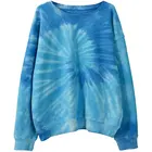 Cotton Cool Streetwear Clothing 100% Cotton Crew Neck Sweatshirt Tie Dye Pullover Men's Hoodies