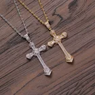 Pendant Pendants Hip Hop Jewelry Copper Three-dimensional Cross Diamonds Iced Out Pendant Iced Out Pendants
