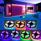 Strip DIY Flexible Waterproof 12V 24V Multi Colors 5050 RGB LED Strip Light With 3 21Keys Remote Controller