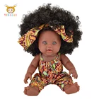 Doll Dolls Toy Wholesale Silicone Doll Realistic African Doll Clothes 12 Inch Gift Black Dolls For Kids