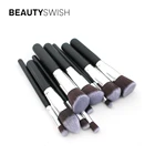 11 Pcs Bamboo Handle Makeup Brush Private Label Professional Makeup Brushes Set Brush Kits With Cotton Bag