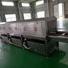 Customized Length SUS304 Vegetable Plastic Basket Crate Washing Machine Automatic For Sale