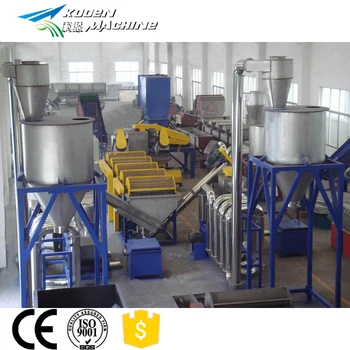 Waste PE PP agriculture film bags plastic recycling and granulating line plant / plastic recycling machine / PP PE Washing Line