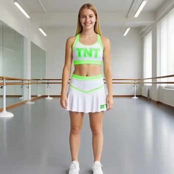Custom Sublimation Cheerleading Uniforms Dance and Athletics Practice Wear for Girls Team Training and Performance Outfits