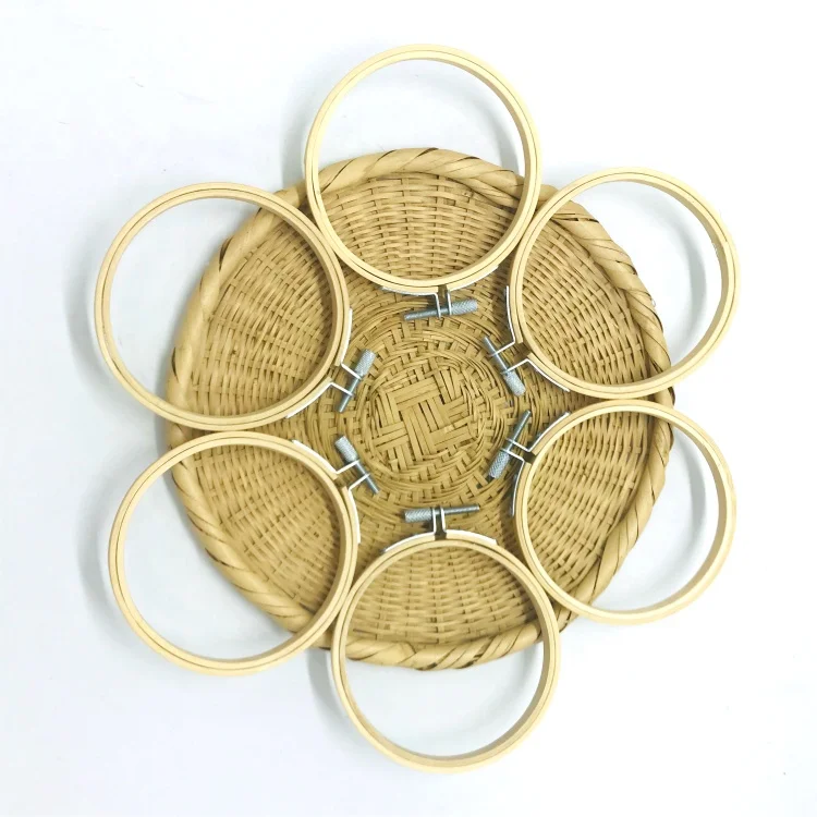 8'' Bamboo Embroidery Hoops