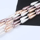 Shell Beads Shell 8x30mm Natural Conch Shell Loose Beads Wholesale