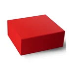 Packing Packing Luxuary 39X20.2X7.5cm Collapsible Red Gift Box With Magnetic Flip Lid