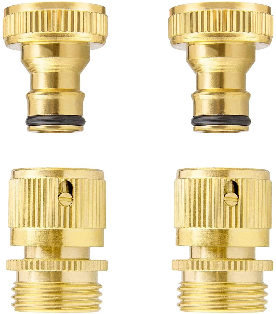 Quick Connector 3/4 Inch GHT Brass Easy Connect Yard Hose Connector Creative Hot 