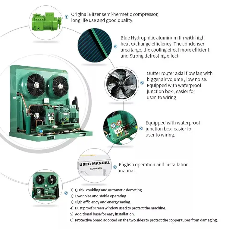 Condensing Unit, 380V-440V, R22 - detail 10