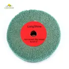 Color Wheel Maroon Black Green Red Abrasive Polishing Wheel Abrasive Maroon Color Non Woven Nylon Fiber Polishing Wheel