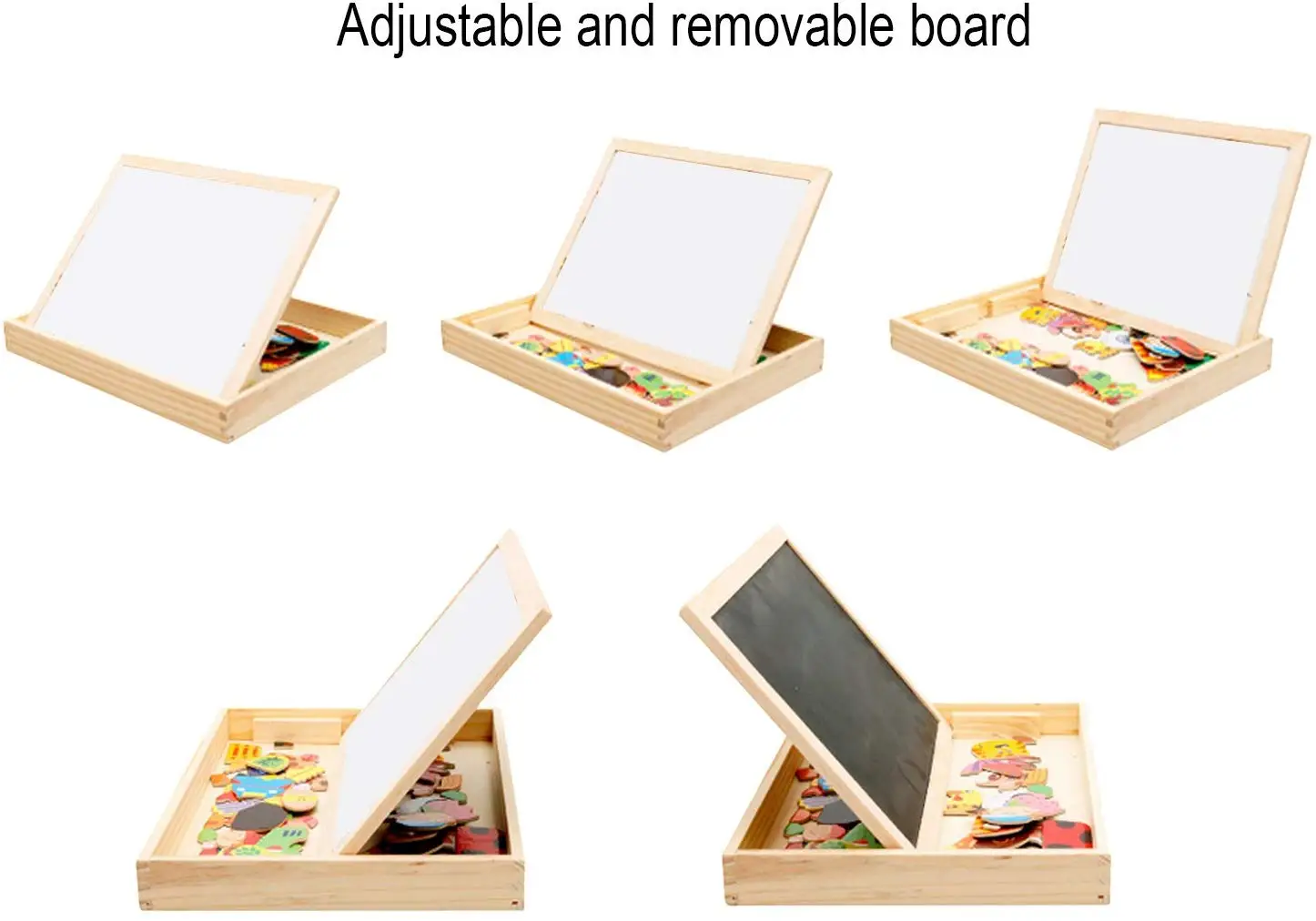 2021 Custom Wooden Toy 3d magnetic Jigsaw Puzzle For Kids